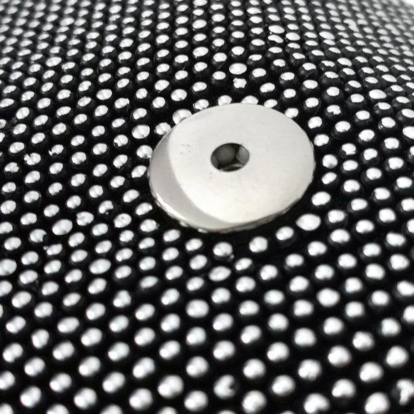 LA REGALE Women's Beaded Clutch Crossbody Handbag Purse in Black - Picture 7 of 10